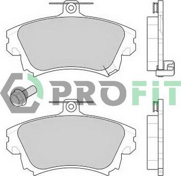 Profit 5000-1384 C - Гальмівні колодки, дискові гальма autozip.com.ua