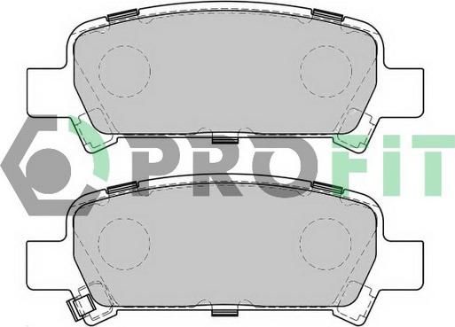 Profit 5000-1333 C - Гальмівні колодки, дискові гальма autozip.com.ua