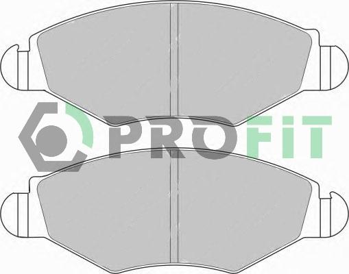 Profit 5000-1378 - Гальмівні колодки, дискові гальма autozip.com.ua