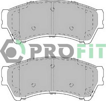 Profit 5000-2021 - Гальмівні колодки, дискові гальма autozip.com.ua