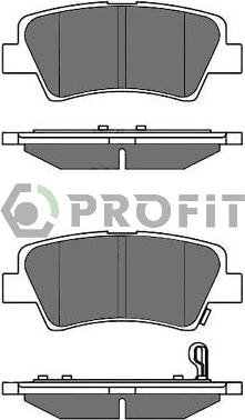 Profit 5000-2023 - Гальмівні колодки, дискові гальма autozip.com.ua