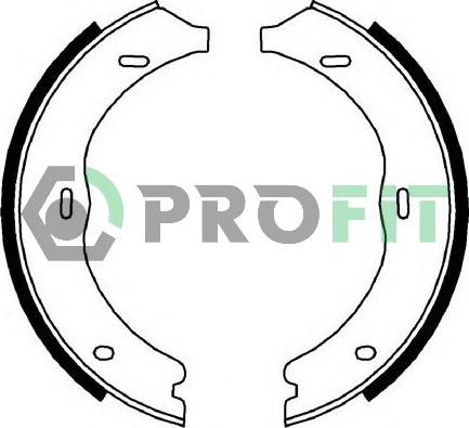 Profit 5001-4003 - Комплект гальм, ручник, парковка autozip.com.ua
