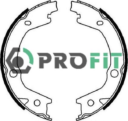 Profit 5001-4021 - Комплект гальм, барабанний механізм autozip.com.ua