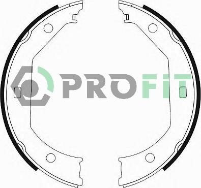 Profit 5001-0585 - Комплект гальм, барабанний механізм autozip.com.ua