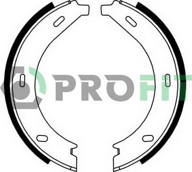 Profit 5001-0536 - Комплект гальм, барабанний механізм autozip.com.ua