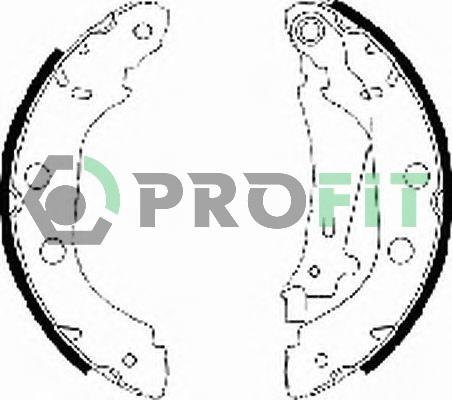 Profit 5001-0577 - Гальмівні колодки, дискові гальма autozip.com.ua