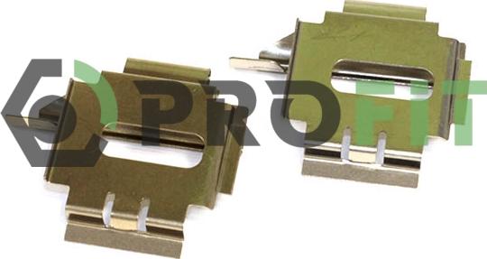 Profit 5007-0009 - Комплектуючі, колодки дискового гальма autozip.com.ua