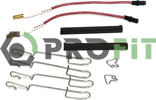 Profit 5007-0005 - Комплектуючі, колодки дискового гальма autozip.com.ua