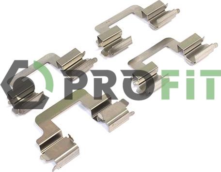 Profit 5007-0001 - Комплектуючі, колодки дискового гальма autozip.com.ua
