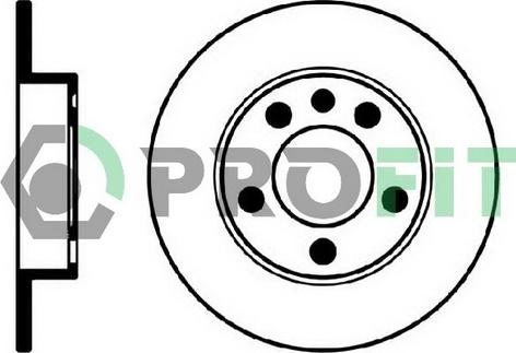 Profit 5010-0929 - Гальмівний диск autozip.com.ua