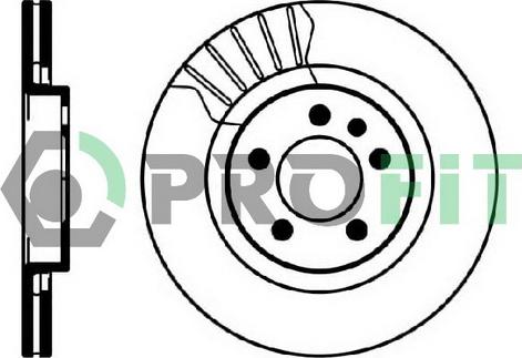 Profit 5010-0928 - Гальмівний диск autozip.com.ua