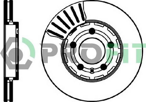 Profit 5010-0927 - Гальмівний диск autozip.com.ua