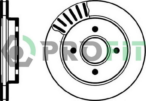 Profit 5010-0479 - Гальмівний диск autozip.com.ua