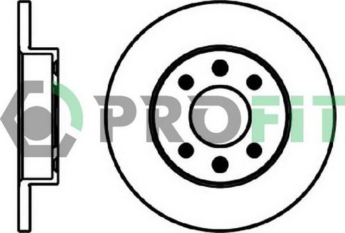 Profit 5010-0055 - Гальмівний диск autozip.com.ua