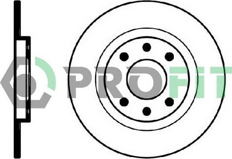 Profit 5010-0051 - Гальмівний диск autozip.com.ua
