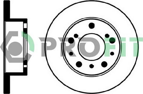 Profit 5010-0063 - Гальмівний диск autozip.com.ua