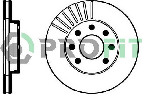 Profit 5010-0151 - Гальмівний диск autozip.com.ua