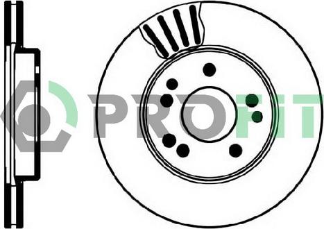 Profit 5010-0181 - Гальмівний диск autozip.com.ua