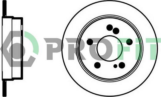 Profit 5010-0122 - Гальмівний диск autozip.com.ua