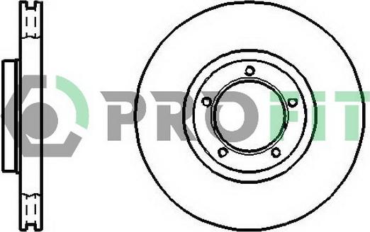 Profit 5010-0848 - Гальмівний диск autozip.com.ua