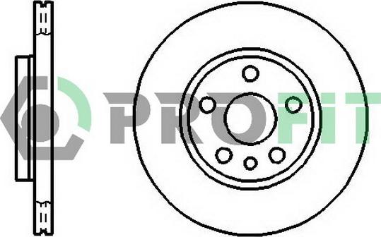 Profit 5010-0842 - Гальмівний диск autozip.com.ua
