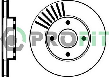 Profit 5010-0364 - Гальмівний диск autozip.com.ua