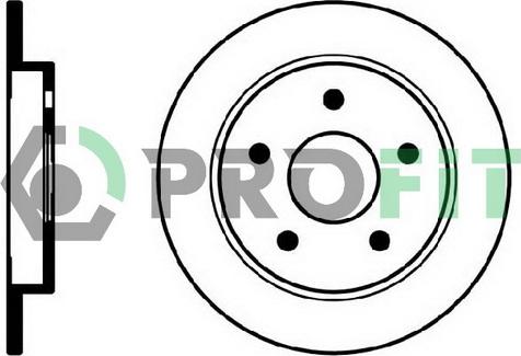 Profit 5010-0232 - Гальмівний диск autozip.com.ua