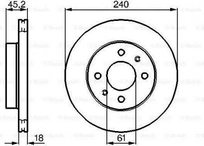 IPS Parts IBT-1139 - Гальмівний диск autozip.com.ua