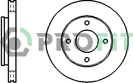 Profit 5010-1621 - Гальмівний диск autozip.com.ua