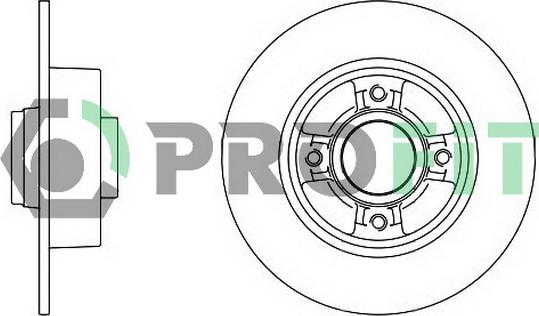 Profit 5010-1369 - Гальмівний диск autozip.com.ua