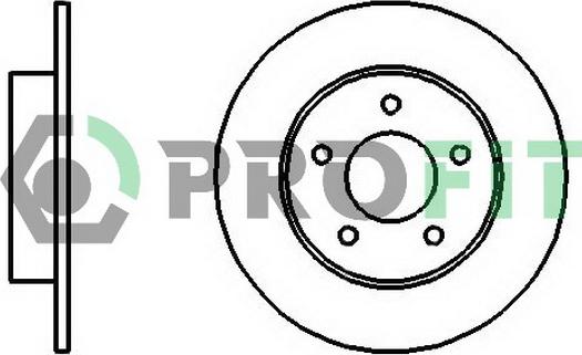 Profit 5010-1383 - Гальмівний диск autozip.com.ua