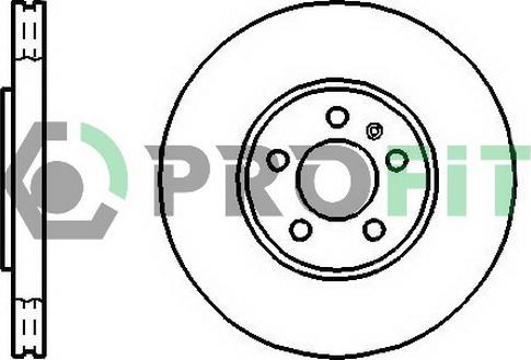 Profit 5010-1221 - Гальмівний диск autozip.com.ua