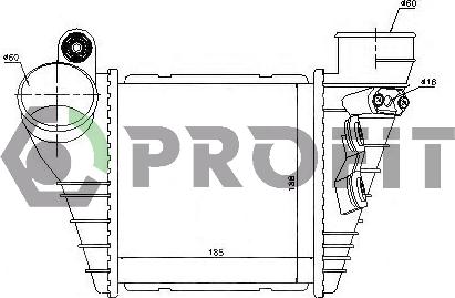 Profit PR 9558T1 - Интеркулер autozip.com.ua