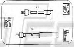 PROTEC PTW1592 - Комплект проводів запалювання autozip.com.ua