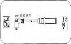 PROTEC PTW1552 - Комплект проводів запалювання autozip.com.ua