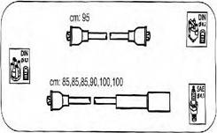 PROTEC PTW1562 - Комплект проводів запалювання autozip.com.ua
