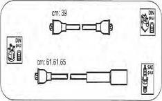 PROTEC PTW1517 - Комплект проводів запалювання autozip.com.ua