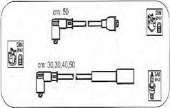 PROTEC PTW1534 - Комплект проводів запалювання autozip.com.ua