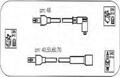 PROTEC PTW1654 - Комплект проводів запалювання autozip.com.ua