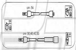 PROTEC PTW1651 - Комплект проводів запалювання autozip.com.ua