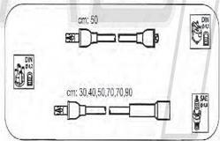 PROTEC PTW1652 - Комплект проводів запалювання autozip.com.ua