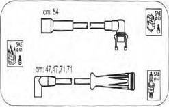 PROTEC PTW1669 - Комплект проводів запалювання autozip.com.ua