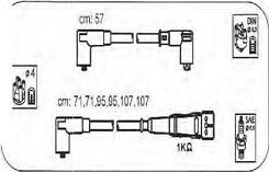 PROTEC PTW1602 - Комплект проводів запалювання autozip.com.ua