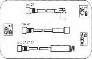 PROTEC PTW1631 - Комплект проводів запалювання autozip.com.ua