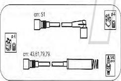 PROTEC PTW1629 - Комплект проводів запалювання autozip.com.ua