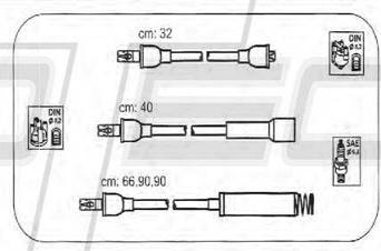 PROTEC PTW1622 - Комплект проводів запалювання autozip.com.ua