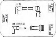 PROTEC PTW1674 - Комплект проводів запалювання autozip.com.ua