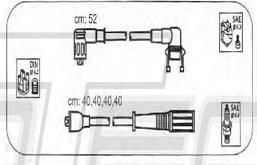 PROTEC PTW1672 - Комплект проводів запалювання autozip.com.ua