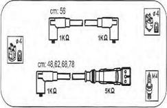 PROTEC PTW1058 - Комплект проводів запалювання autozip.com.ua