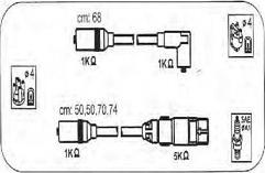PROTEC PTW1064 - Комплект проводів запалювання autozip.com.ua